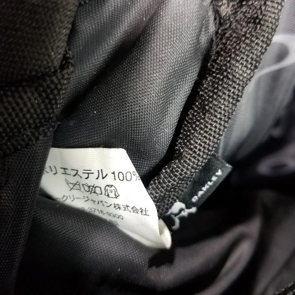 Y2K Oakley Backpack Black Tactical Field Gear Bag